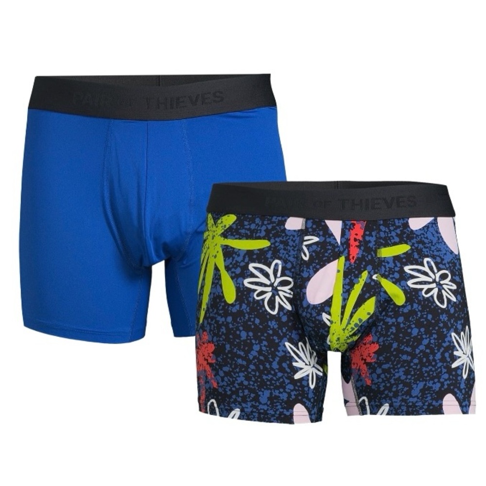 Pair of Thieves Hustle Men Boxer Briefs,2-pack, Fireflies XL